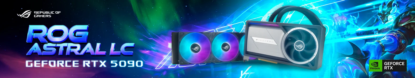 Banner web rog astral lc geforce rtx 5090