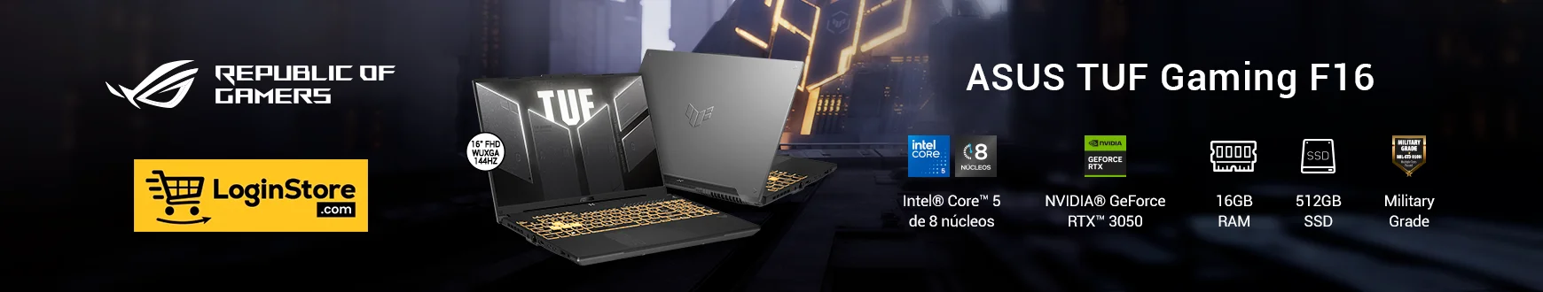 banner asus tuf gaming f16