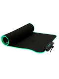 Mouse pad gamer TEROS TE-3013G, RGB, USB a tipo C, negro