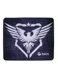 Mouse pad TEROS TE-3014S, negro con diseño
