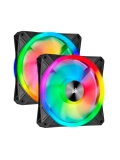 Fan Corsair Dual QL140 RGB, 14cm, 550 - 1250 10% RPM, 6V - 13.2V, PWM Control.