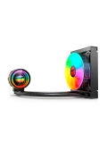 Cooler para procesador TEROS TE-8163N, Intel y AMD, TDP 155W Máx, 12 cm, líquida