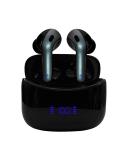 Audífonos TEROS TE-8074N, Bluetooth, TWS, negro