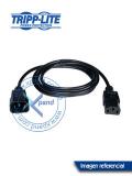 Cable de alimentación TRIPP-LITE P004-004, 10A, 18AWG (IEC-320-C14 a IEC-320-C13), 1.22mts