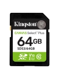 Memoria Card SD Kingston SD Canvas Select Plus, 64GB, categoría de velocidad: UHS-I / U1 / V10