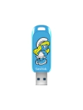 Unidad Flash Sandisk USB SMURFS, 256 GB, USB 3.2 GEN 1,USB-A, Hasta 130 MB / S