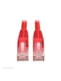 Cable Patch Moldeado Tripp-Lite Snagless Cat6 Gigabit (RJ45 M / M) - Rojo, de 2.13 mts.