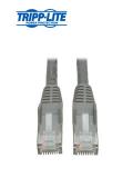 Cable Patch Moldeado Tripp-Lite Snagless Cat6 Gigabit (RJ45 M / M) - Gris, de 3.05 mts.