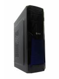 Case Teros TE1056, Mid Tower, ATX, 600W, USB 2.0 /  USB 3.0, Audio, Negro / Azul.