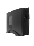 Case TEROS TE-1039S, Slim, 250 W, USB 3.0  /  USB 2.0, audio HD, DVD, negro