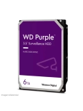 Disco duro Western Digital WD Purple, 6TB, SATA 6.0 Gb / s, 5400 RPM, 256MB Cache, 3.5".