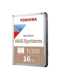 Disco duro Toshiba N300 16TB, SATA 6.0Gb / s, NAS, 512MB Cache, 7200RPM, 3.5"