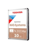 Disco duro Toshiba N300 PRO NAS, 10TB, SATA 6.0Gb / s, 7200rpm, 512MB Cache, 3.5".