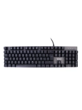 Teclado gamer TEROS TE-4074G, RGB, USB 2.0, negro