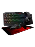 Kit Gamer S101-BA de (Teclado Mouse Auriculares Pad), Retroiluminacion RGB, USB