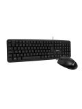 Kit teclado y mouse TEROS TE-4062N, USB, acabado elegante, negro, español  /  óptico