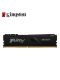 Memoria UDIMM Kingston Fury Beast, 32GB, DDR4, 3200MT / s, PC4-25600, CL16, 1.35V, Negro
