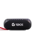 Parlante Inalámbrico Teros TE6046N, 20W, BT: 5.3, Iluminación RGB, Color Negro