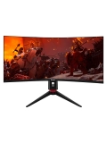 Monitor curvo gaming TEROS TE-3412G 34" UWQHD VA 180Hz 1ms HDMI DP AUDIO OUT negro