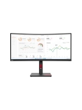 Monitor Lenovo ThinkVision T34w-30, 34" WLED VA Curvo, HDMIx1 / DPx1 / USB-C x1 / USB-A x4 / RJ-45