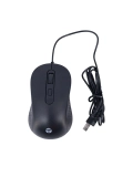 Mouse óptico TEROS TE-1229S, USB, 4 botones, negro