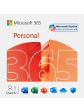 Licenciamiento Virtual (ESD) Microsoft 365 Personal (Licencia de 12 meses  /  1 usuario)