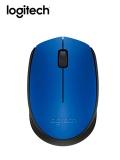 Mouse óptico inalámbrico Logitech M170, ambidiestro, receptor USB, 2.4 GHz, Azul.