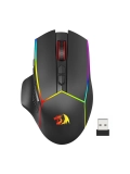 Mouse Gamer M814-PRO Optico, Interfaz: Inalambrica (2.4GHz) / BT / USB-C, Retroiluminación RGB