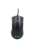 Mouse óptico gamer TEROS TE-5167N, 8 botones, 12800 DPI, RGB, negro