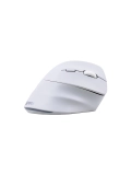 Mouse inalámbrico TEROS TE-1236S, RGB, Blanco, 6 botones con rueda