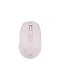 Mouse inalámbrico TEROS TE-1234S, 2.4GHz, 6 botones, USB, rosado