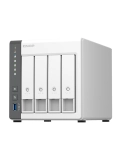 Servidor NAS QNAP TS-433-4G, ARM Cortex A55 4C / 2GHz, 4GB RAM(On-Board), Bahias 4x3.5" SATA