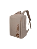Backpack Teros City III TE-9046BG, para Notebooks de hasta 15.6", Color Beige