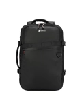 BACKPACK TEROS TRAVEL BLACK TE-9025BK, para notebooks de hasta 15.6"