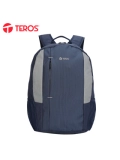 Mochila TEROS TE-9040BL, para laptops de hasta 15.6", color azul con gris