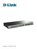 Switch SmartPro D-Link DGS-1510-52x, 48 RJ-45 LAN GbE, 4 puertos 10G SFP.