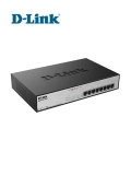 Switch D-Link DGS-1008MP, 8 RJ-45 10 / 100 / 1000 Mbps, PoE.