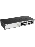 Switch D-Link DGS-1016C, 16 RJ-45 10 / 100 / 1000 Mbps, Auto MDI / MDIX.