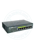 Switch D-Link DGS-1100-08P, Capa 2, 8 puertos RJ-45 LAN GbE, PoE, Auto MDI / MDIX.