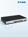 Switch D-Link DGS-1210-10P, capa 2, 10 puertos 10 / 100 / 1000 Mbps, 2 puertos combos SFP, estándares IEEE 802.3 / u / ab / z / af.