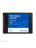 Unidad en estado solido Western Digital Blue SA510, 1TB, SATA 6Gb / s, 2.5", 7mm.