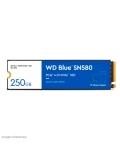 Unidad en estado solido Western Digital Blue SN580 NVMe 250GB M.2 2280 PCIe Gen4 NVMe 1.4b