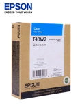 Cartucho de tinta Epson T40W220, UltraChrome XD2, contenido 50ml, color cyan.