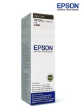 Botella de tinta EPSON 673 (T673120), color negro, contenido 70 ml, para impresora L800. Presentación en caja.