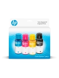 Combo Kit de botellas de tinta HP GT53 / GT52, (Pack de 4), Negro, Magenta, Cian, Amarillo