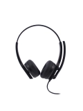 Audífono TEROS TE-8039CS, USB, Negro
