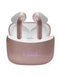 Audífonos TEROS TE-8074GR, Bluetooth, TWS, Rosa / Dorado
