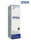 Botella de tinta EPSON 673 (T673520), color cian claro, contenido 70 ml, para impresora L800.Presentación en caja.