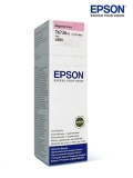 Botella de tinta EPSON 673 (T673620), color magenta claro, contenido 70 ml, para impresora L800. Presentación en caja.