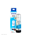 Botella de tinta EPSON T504220-AL, color Cyan, contenido 70ml.